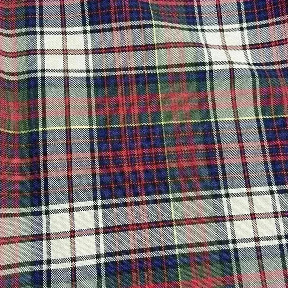 Ralph Lauren Men Button Down LS Shirt MEDIUM Red/Blue Plaid Career Cotton Casual - Picture 4 of 8